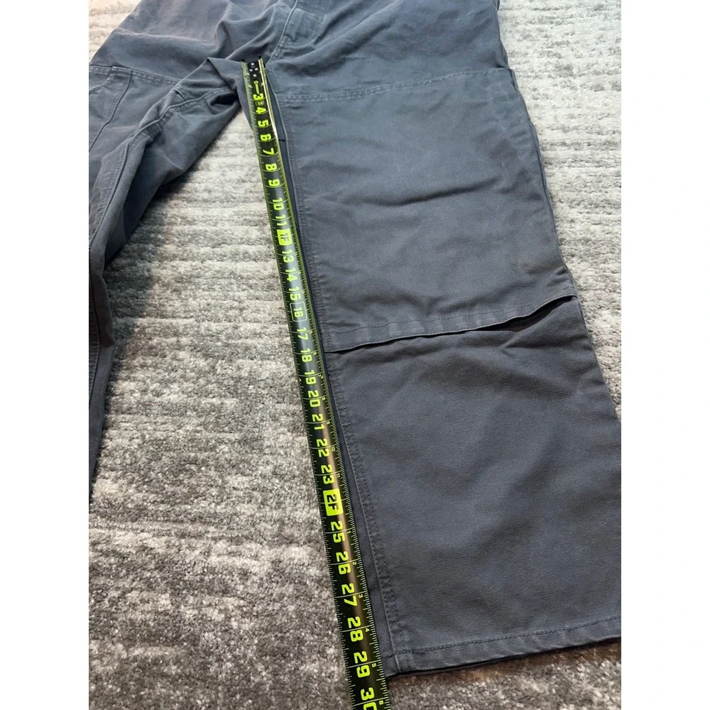 Arborwear Original Tree Climbers Pants Mens 42x30 Gray Canvas Utility Workwear